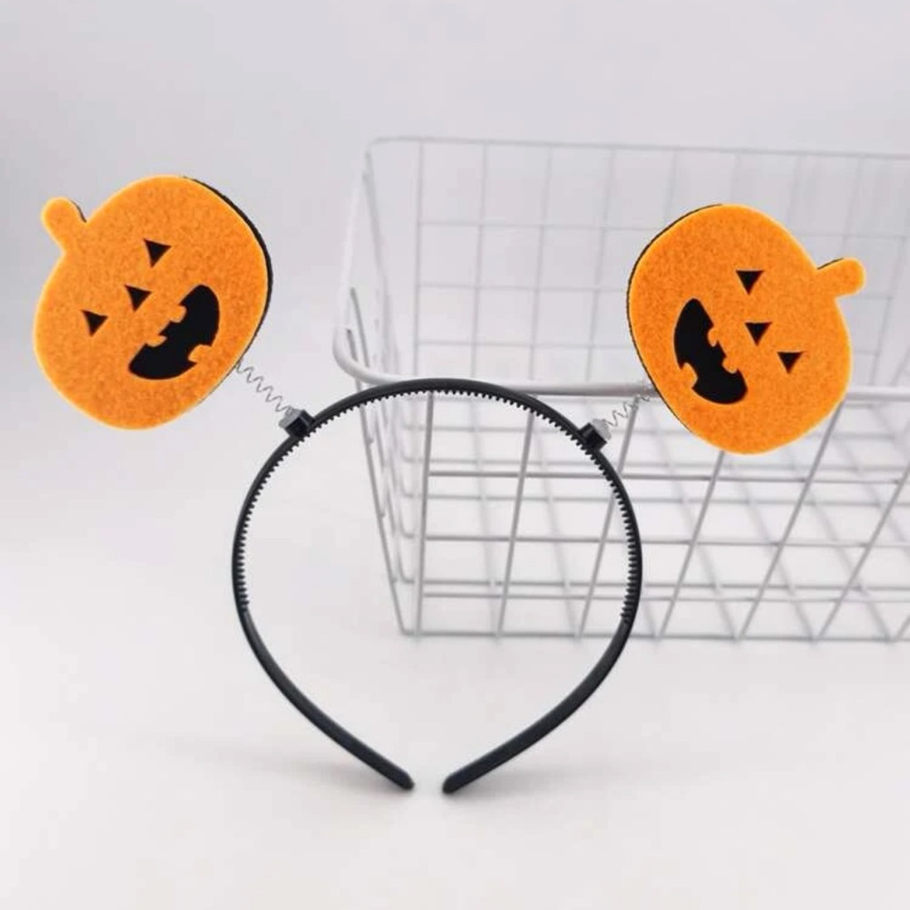 🎃 Awesome Pumpkin Jack-o-lantern Spring Headband Headdress 🎃
